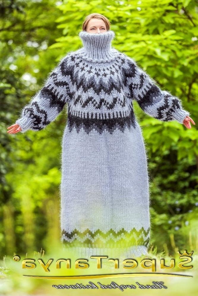 25P Tanya - long mohair sweater dress