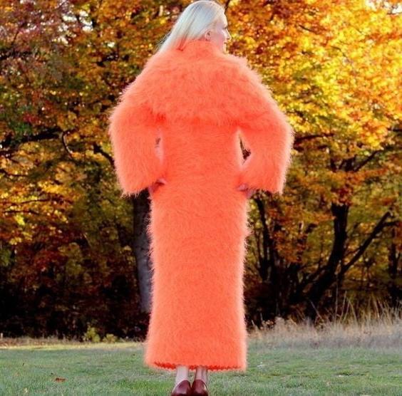 25P Tanya - long mohair sweater dress