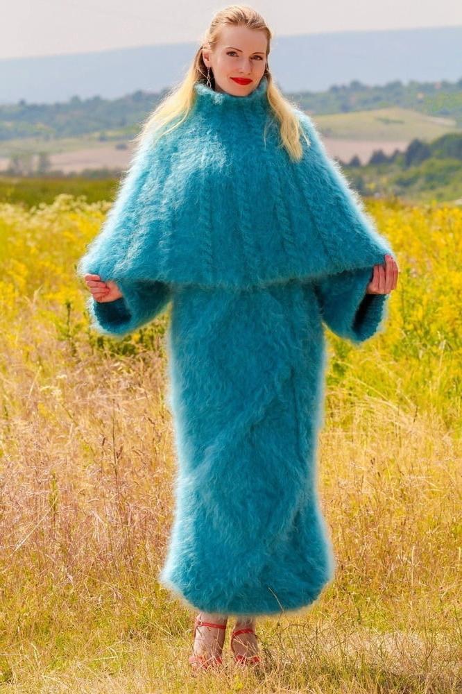 25P Tanya - long mohair sweater dress