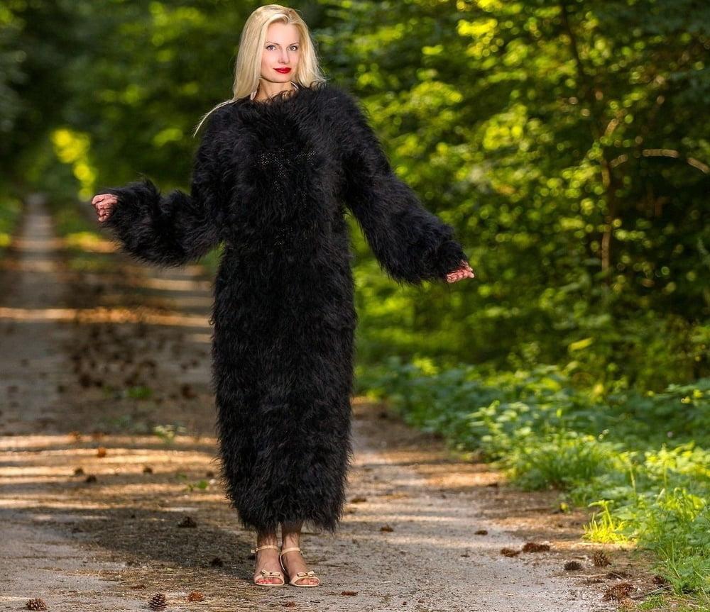 25P Tanya - long mohair sweater dress