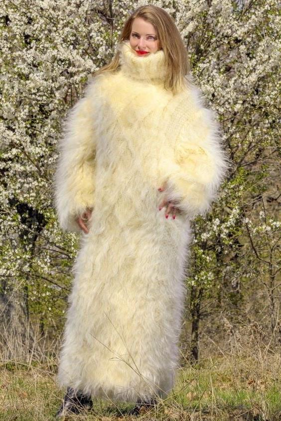 25P Tanya - long mohair sweater dress