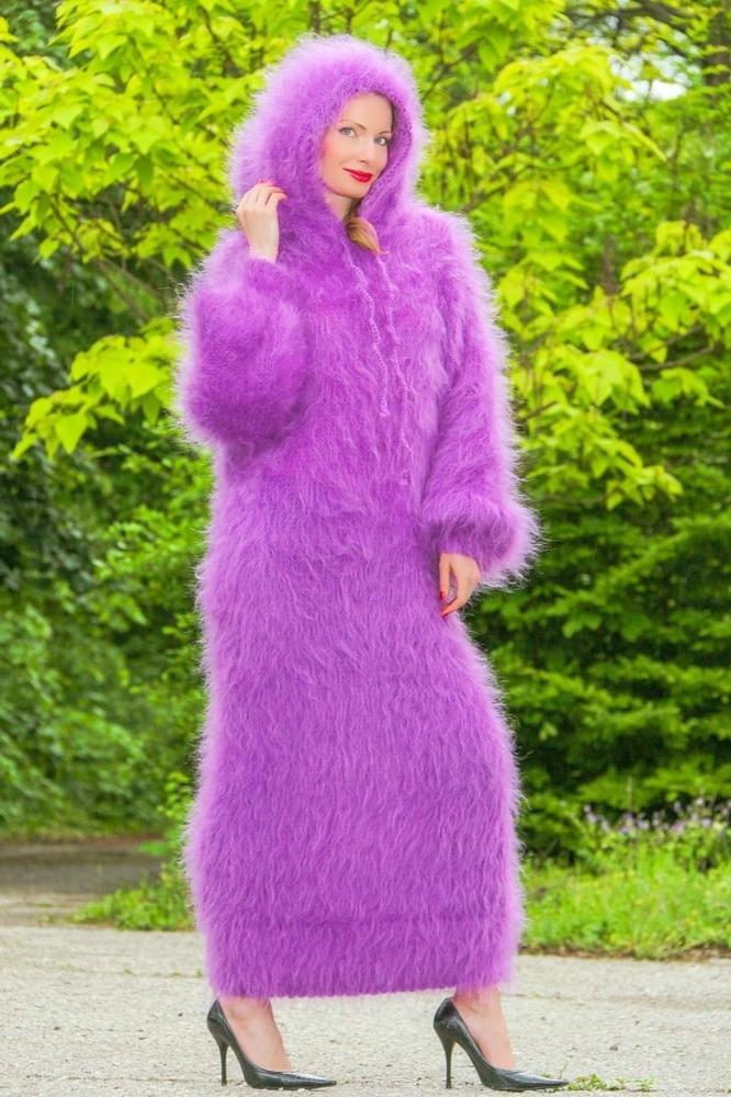 25P Tanya - long mohair sweater dress