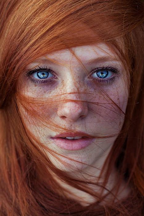 12P Freckled faces
