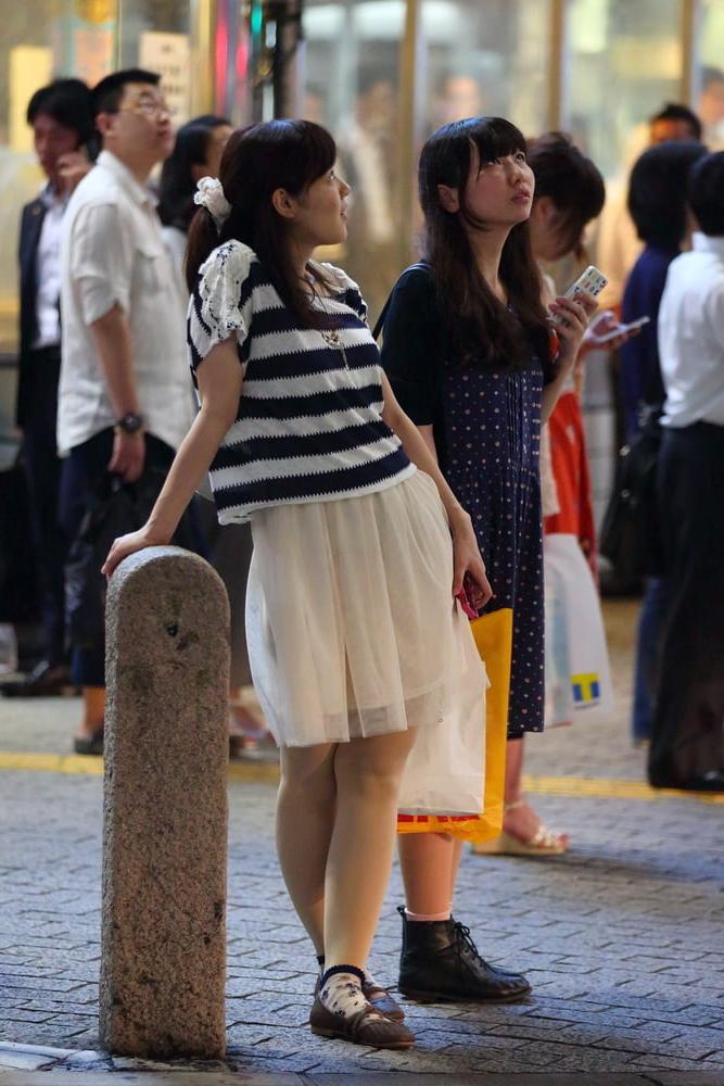 25P Street Pantyhose - Real Life Asian Cunts-Next-Door