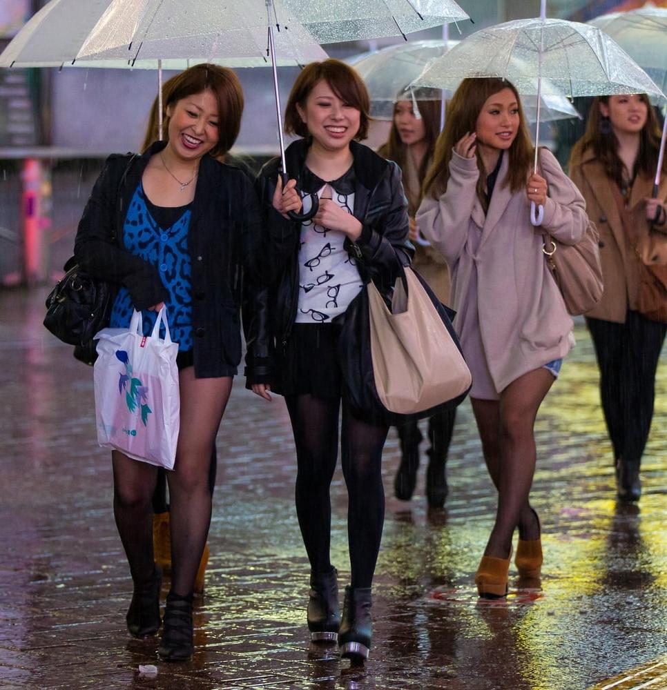 25P Street Pantyhose - Real Life Asian Cunts-Next-Door