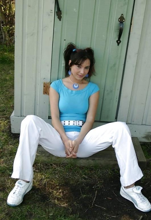 15P Abbrianna Teen - In Blue and White