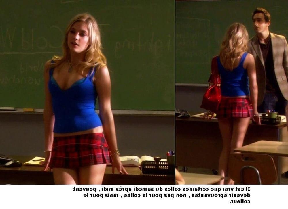 12P French captions about shorts , spankable