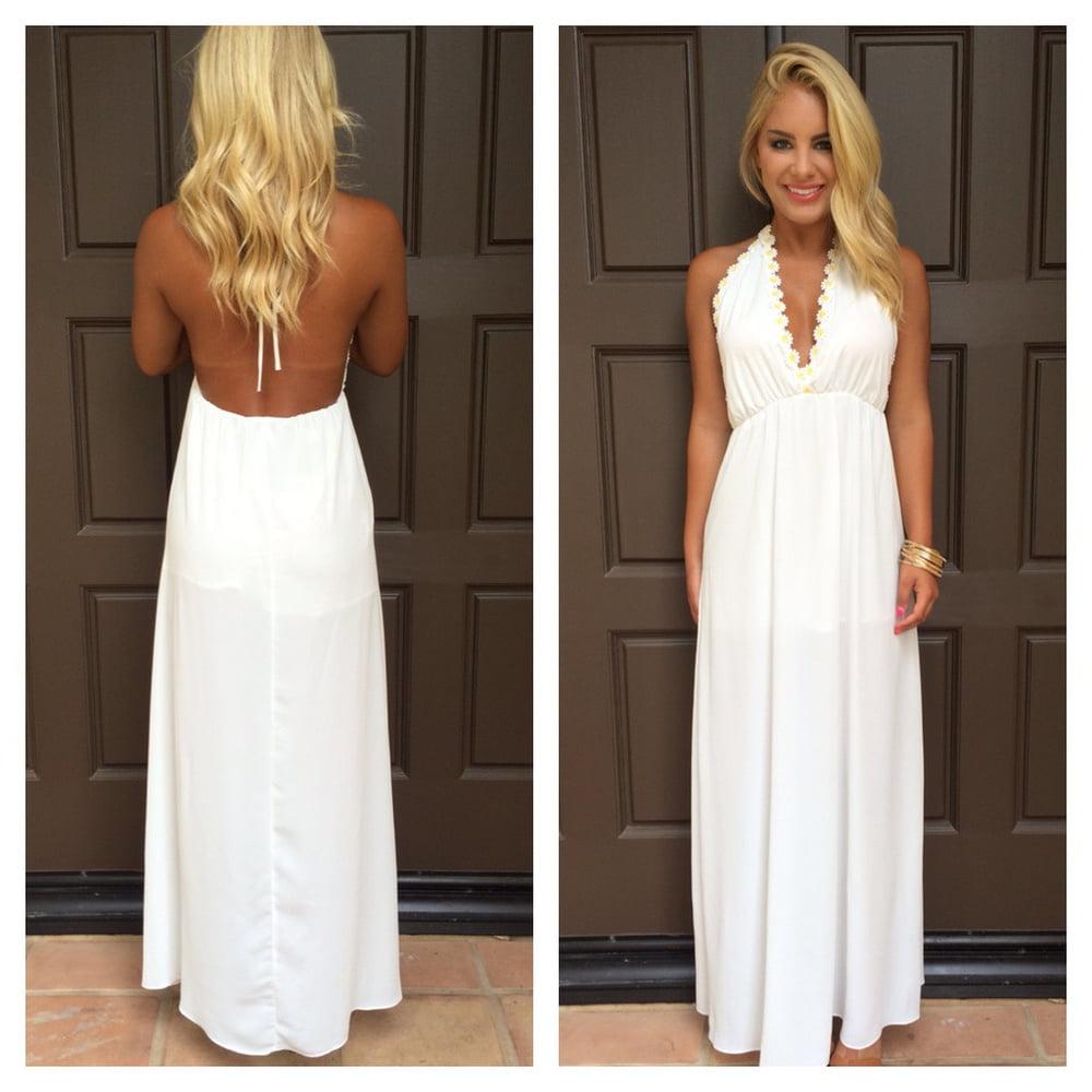 11P Backless dress for punishment