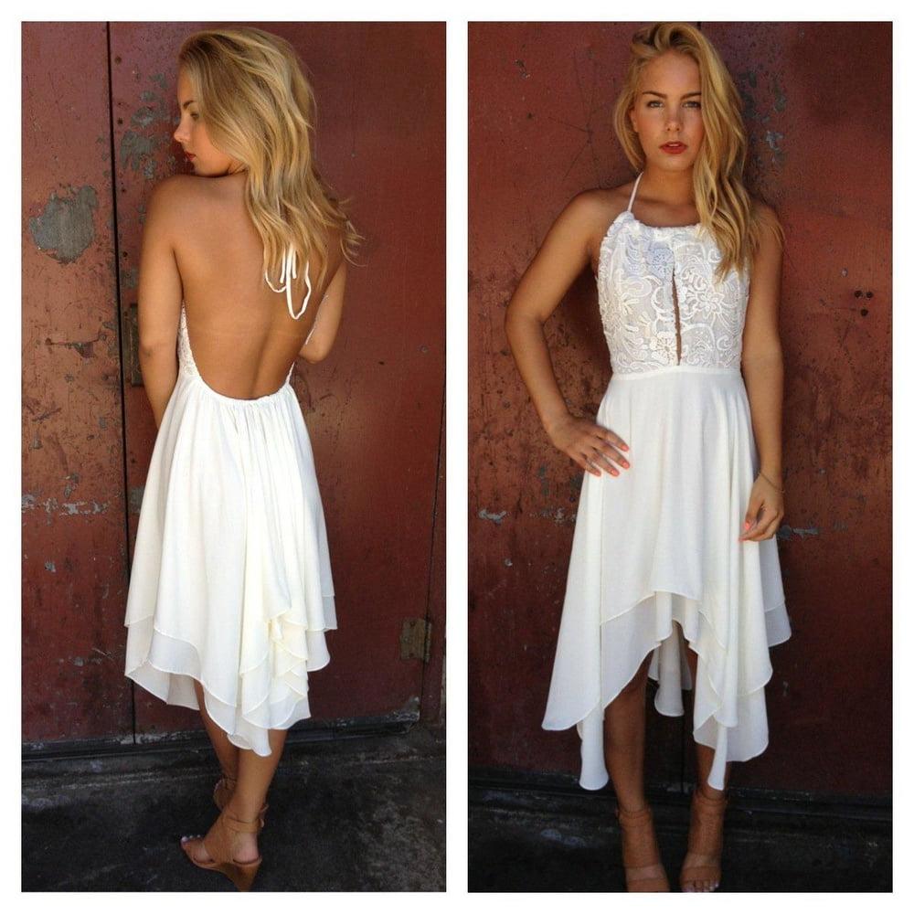 11P Backless dress for punishment