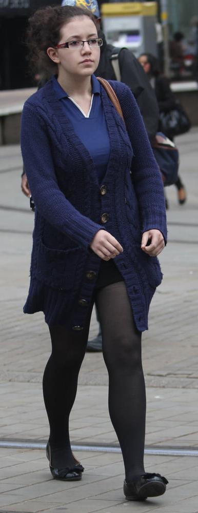 25P Street Pantyhose - Real Life Cunts-Next-Door