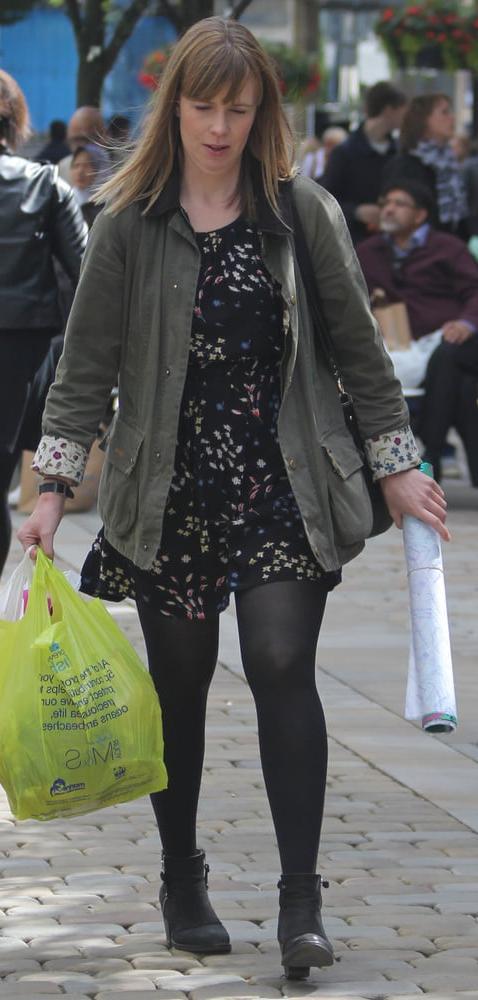 25P Street Pantyhose - Real Life Cunts-Next-Door