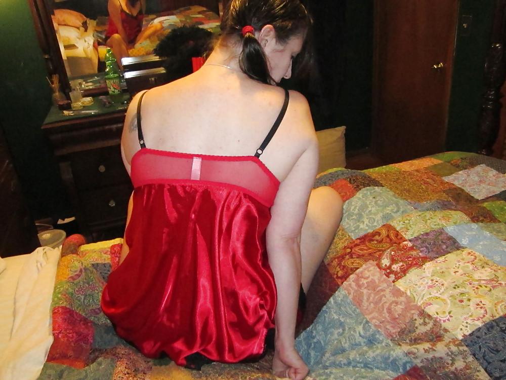 25P Wife playing dress up.