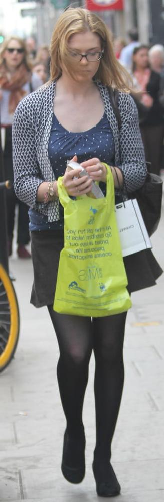 25P Street Pantyhose - Real Life Cunts-Next-Door