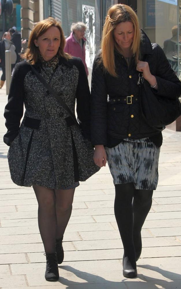 25P Street Pantyhose - Real Life Cunts-Next-Door