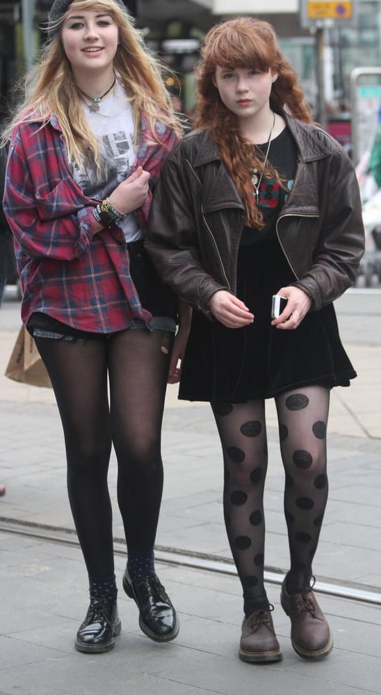 25P Street Pantyhose - Real Life Cunts-Next-Door