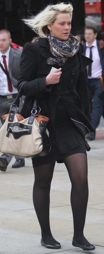 25P Street Pantyhose - Real Life Cunts-Next-Door