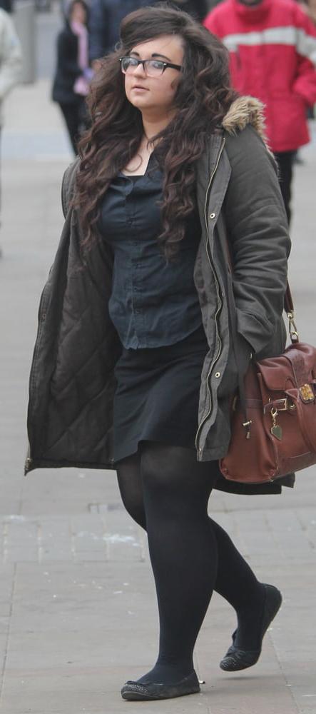 25P Street Pantyhose - Brit Pigs in Pantyhose 3 of 3