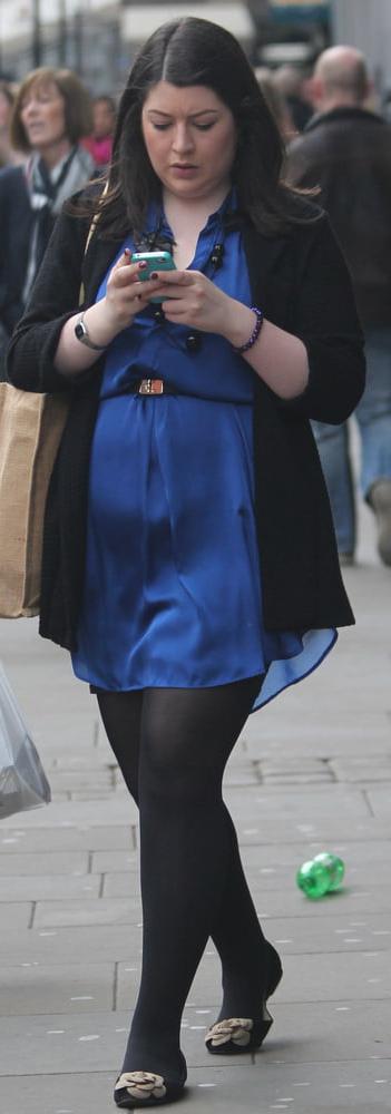 25P Street Pantyhose - Brit Pigs in Pantyhose 3 of 3
