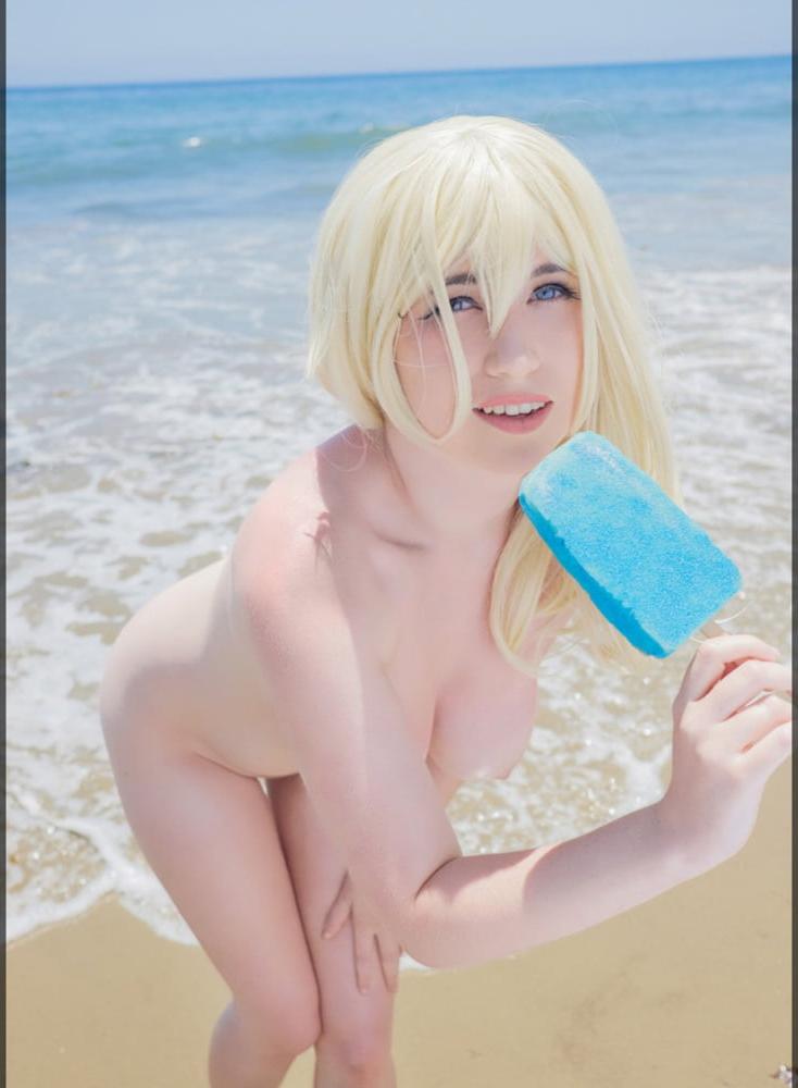 25P Kingdom Hearts beach cosplay strip