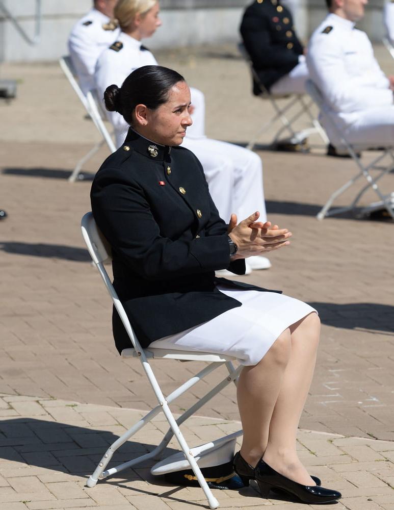 20P navy women in pantyhose