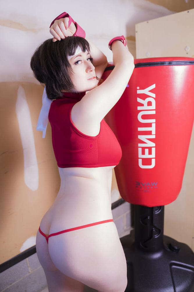 25P Usatame Sakura Kasugano Cosplay