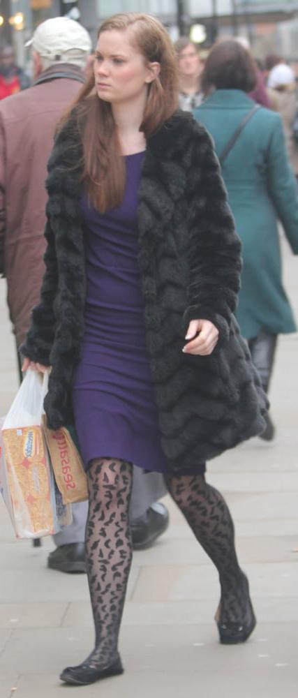 25P Street Pantyhose - Real Life Cunts-Next-Door