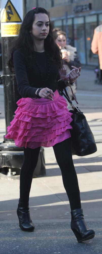 25P Street Pantyhose - Real Life Cunts-Next-Door