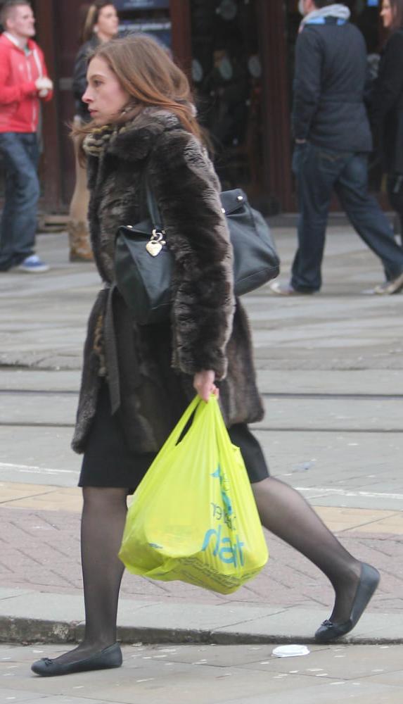 25P Street Pantyhose - Real Life Cunts-Next-Door