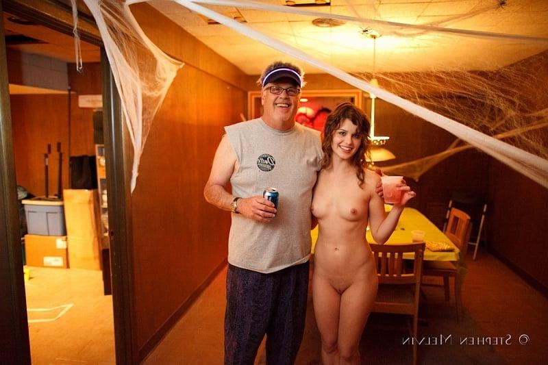 25P Alexis Talya Halloween Nude Costume Party