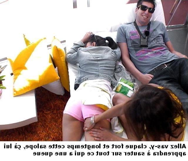 12P French caption about shorts , spankable , spanking