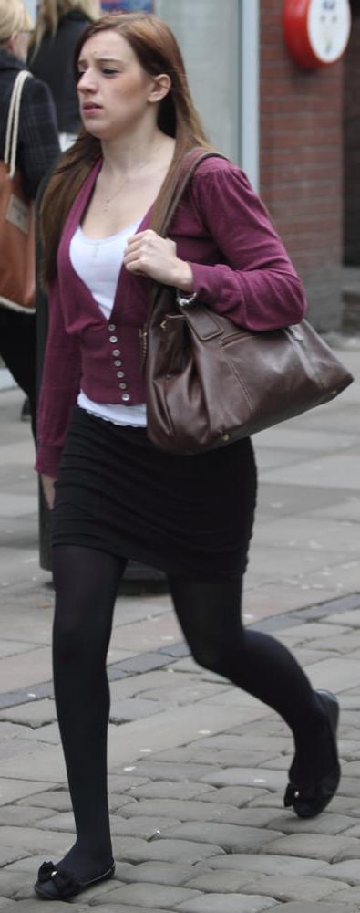 25P Street Pantyhose - Real Life Cunts-Next-Door