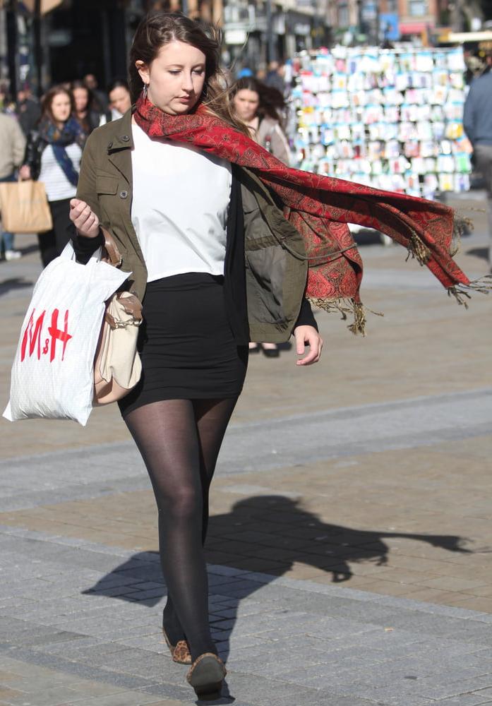 25P Street Pantyhose - Real Life Cunts-Next-Door