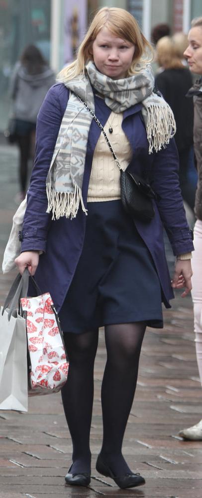 25P Street Pantyhose - Real Life Cunts-Next-Door