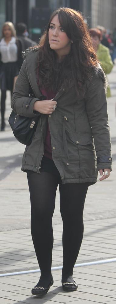 25P Street Pantyhose - Real Life Cunts-Next-Door