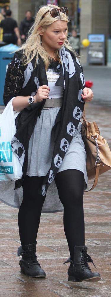 25P Street Pantyhose - Real Life Cunts-Next-Door