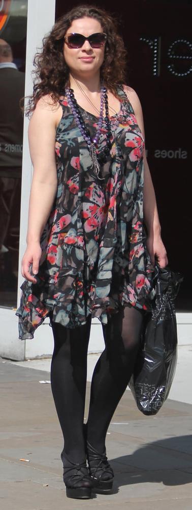 25P Street Pantyhose - Real Life Cunts-Next-Door