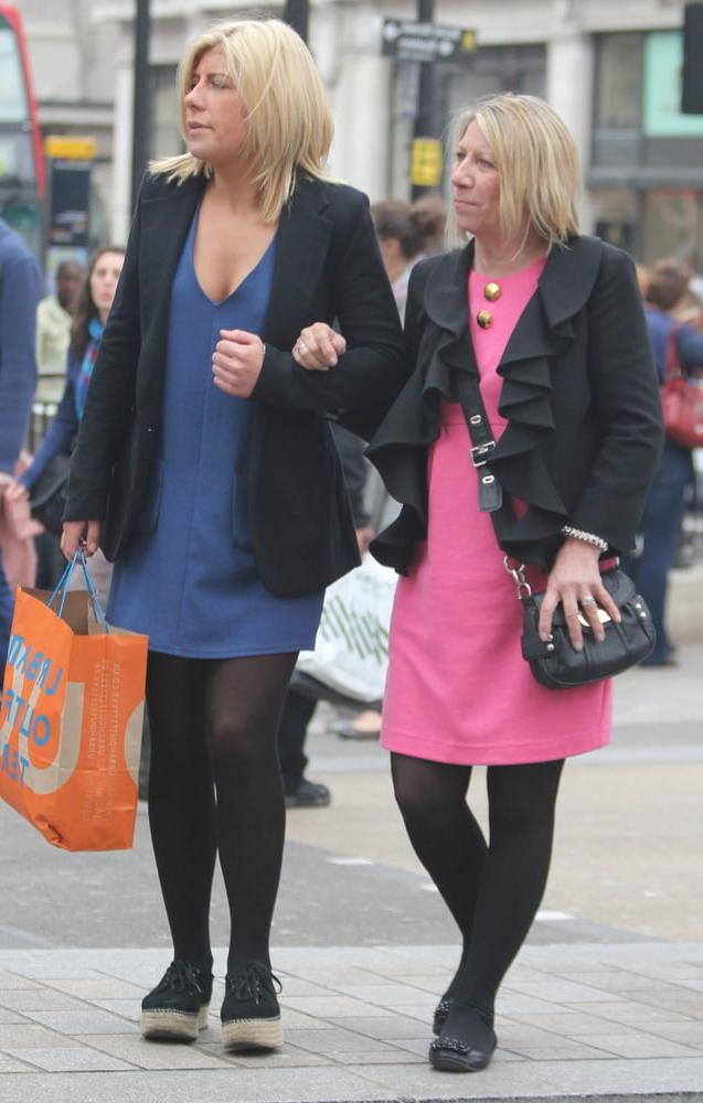 25P Street Pantyhose - Real Life Cunts-Next-Door