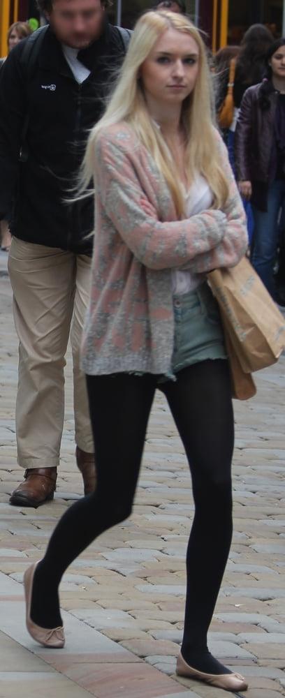 25P Street Pantyhose - Real Life Cunts-Next-Door
