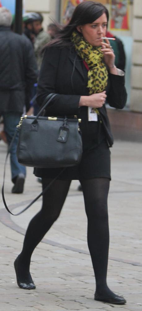 25P Street Pantyhose - Real Life Cunts-Next-Door