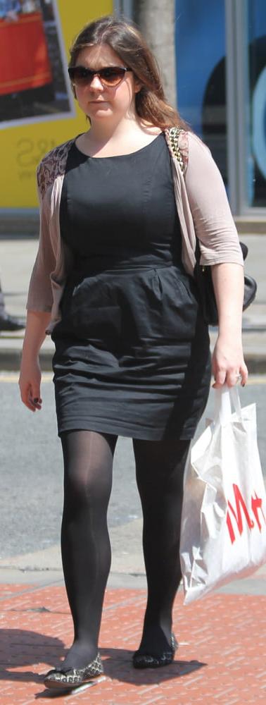 25P Street Pantyhose - Real Life Cunts-Next-Door