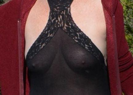 18P Sheer Black One Piece Dress #7