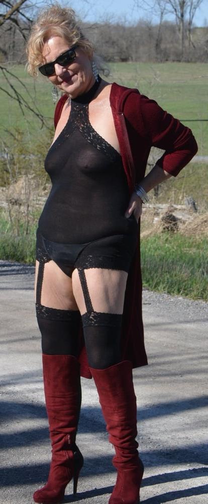 18P Sheer Black One Piece Dress #7