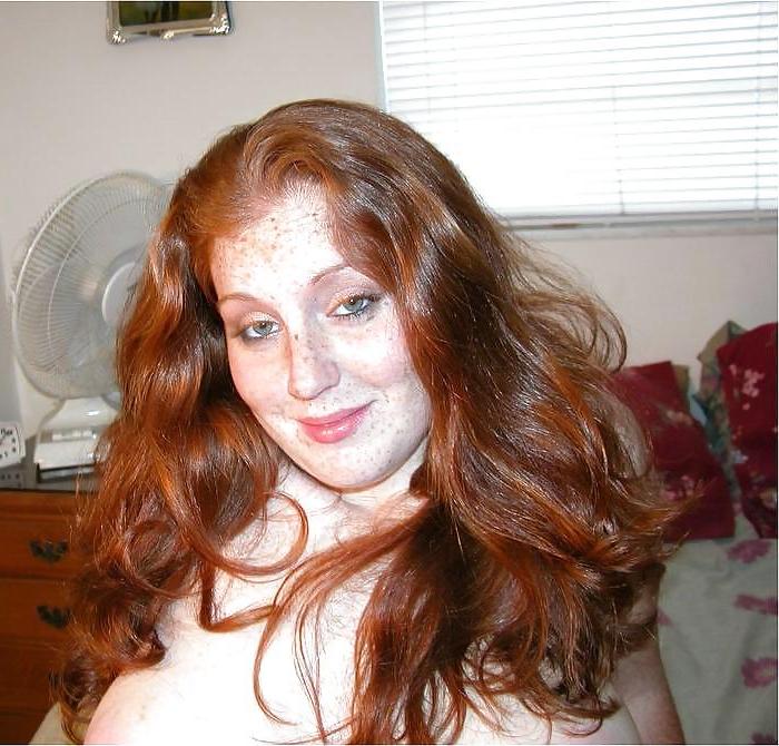 16P Amazing Redhead Freckled
