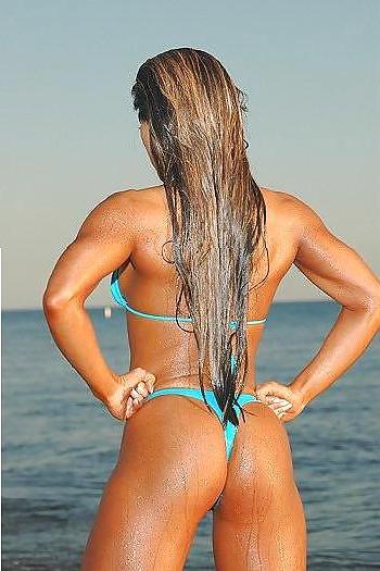 23P Rebecca in Blue Bikini Thong