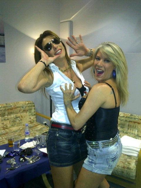 5P Sabrina Salerno and Samantha Fox - sexy 1980s disco stars