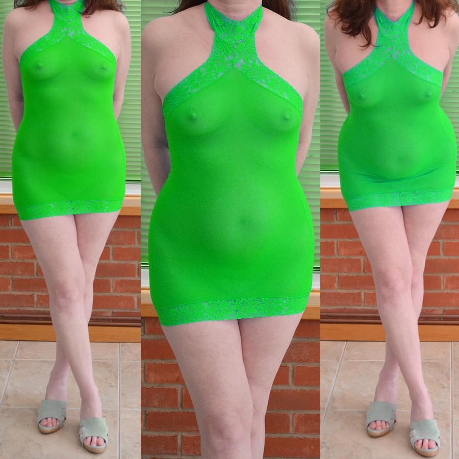 14P See through Dress 55year old