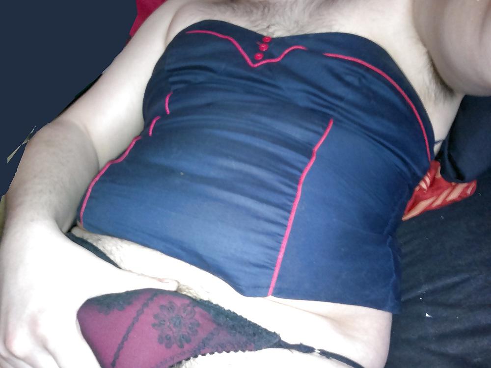 13P Blue Top andsexy String (Crossdresser)