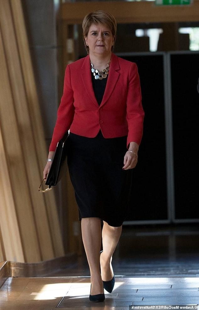 25P Nicola Sturgeon - Scotland's First Minister in Pantyhose