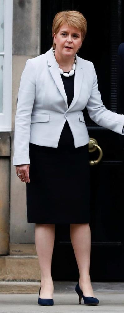 25P Nicola Sturgeon - Scotland's First Minister in Pantyhose