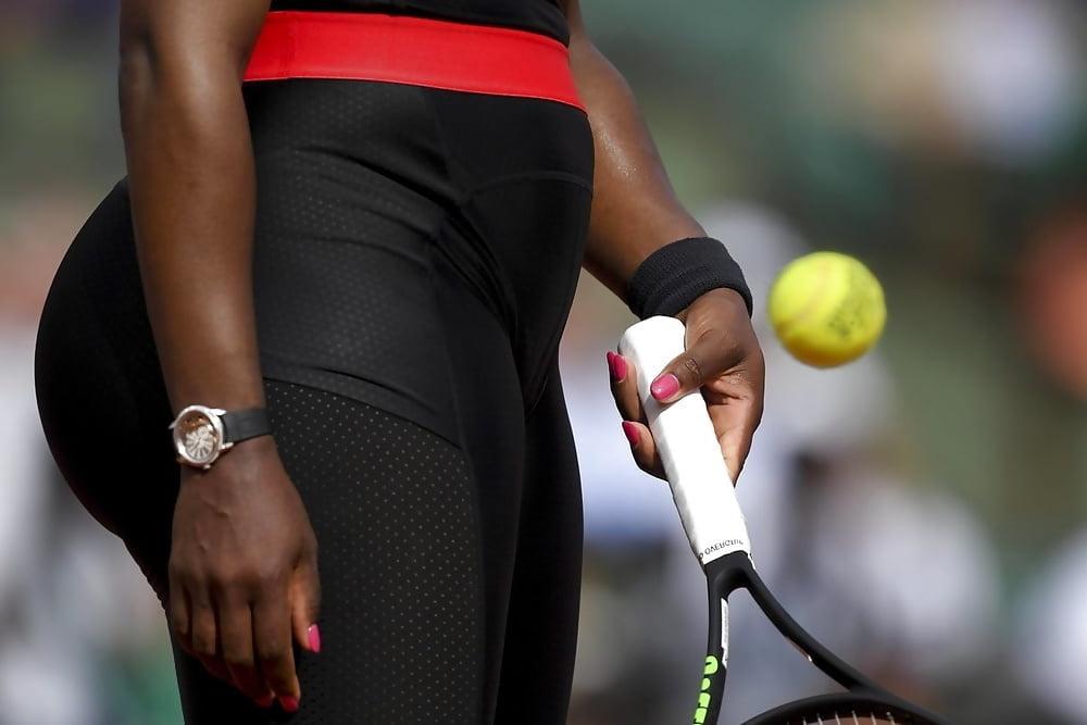 25P Serena Williams Fetter Fickarsch French open 2018